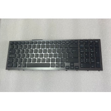 Teclado PT SONY PCG-81212M/Black w/silver frame 